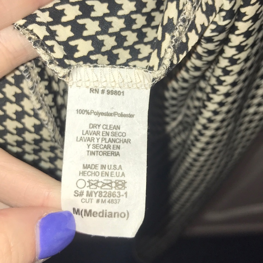 Houndstooth High-Low Dress❤️ - Picture 6 of 6